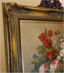 PIĘKNE PAŁACOWE KWIATY! MARTWA NATURA - MEDINA LOUISA (ur. 1911 Padwa)