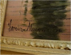 ŁODZIE RYBACKIE NA MORZU - ERNST HUGO LORENZ MUROWANA (1872-1950)