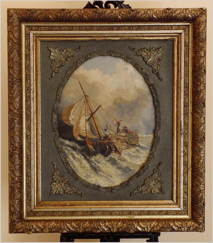 MEGA RARYTAS! STARA MUZEALNA MARYNISTYKA - HENRIK WILLEM MESDAG (1831-1915)