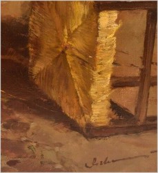Scena w piwnicy! Zaloty przy winie ~ Gerhard Dickmeis (1918 - 1978)