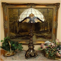 ZOBACZ! MOSIĘŻNA BAROKOWA LAMPA DO SALONU TIFFANY!