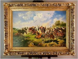 Batalistyka! ★ Rudolf Alfred HÖGER (1877-1930 Wiedeń) Rozmiar 130x100