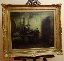 UNIKAT! DEGUSTACJA WINA ! org Prof. Willi DEPRÉ (1922-1995r.) „Blejtram, pieczęć lakowa!”