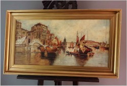 Wenecja | Widok na Canale Grande - Pietro Fragiacomo (Italy 1856-1922)