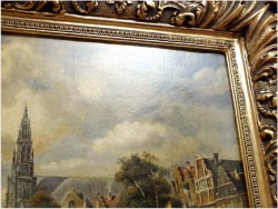 POLECAMY! ANSICHT VON ANTWERPEN - MAX GAISSER (AUGSBURG 1857-1922 MUNICH)