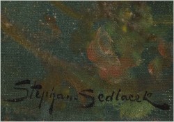 Stare Malarstwo Rokoko! Muzyka Śpiew i Wino - Stephan Sedláček (1868-1936 Wien)