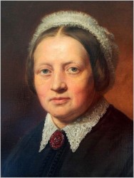 POLECAMY! PIĘKNY PAŁACOWY PORTRET BIEDERMEIER PRZEDSTAWIAJĄCY POSTAĆ KOBIETY XIXw.