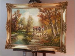 POLECAMY! WYJAZD NA POLOWANIE - WLADIMIR GRECHOW (*1917 IN MOSCOW)