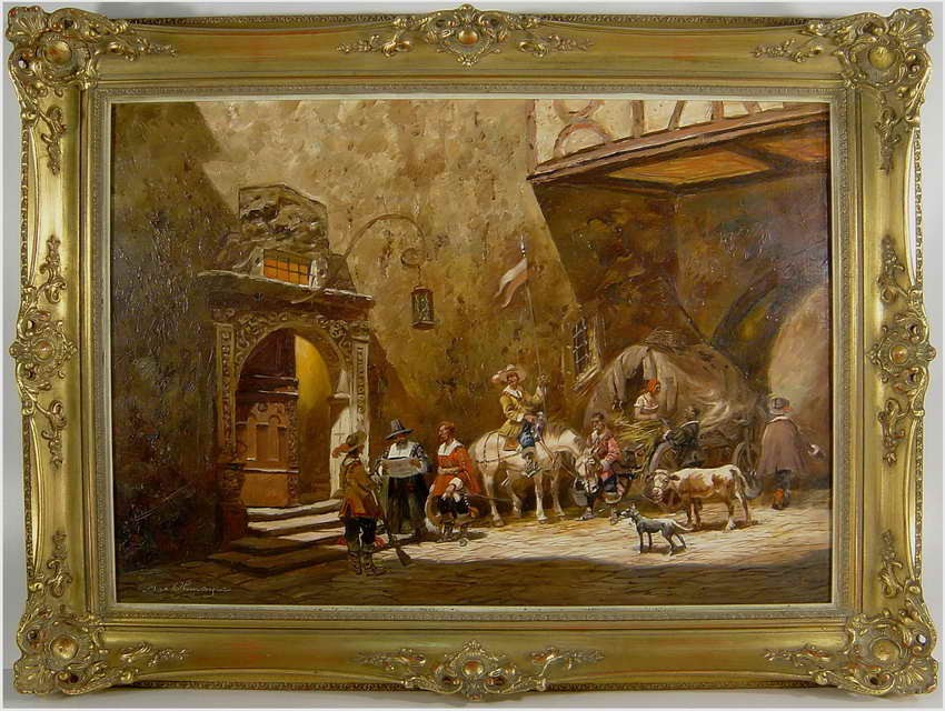 PRZED OBERŻĄ ~ MAX OHMAYER *1903 (Schüler an der Akademie in Münchener)