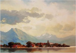 Jezioro Chiemsee ~ Helmut Stadelhofer (1914- 1979)