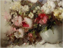 AUKCYJNY MALARZ! KWIATY W WAZONIE - Ingfried Paul HENZE-MORRO (1925-2013) CERTYFIKAT!