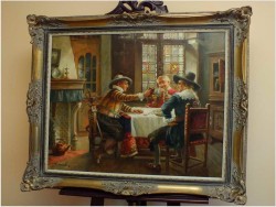 MUSZKIETERZY I WINO - oryg. MAX KRAUSS *1902 + ORGINALBRIEF!