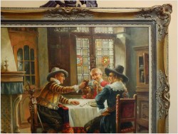 MUSZKIETERZY I WINO - oryg. MAX KRAUSS *1902 + ORGINALBRIEF!