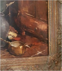 GOSPOSIA I CHŁOPIEC Z PSEM - DICKMEIS GERHARD (1918 – 1978)