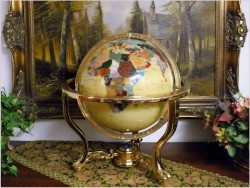 POLECAMY WIELKI GLOBUS, KAMIENIE PÓŁSZLACHETNE DO BIURA