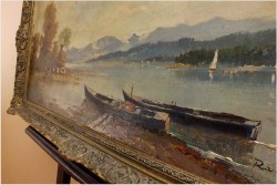 WIDOK NA JEZIORO BODENSEE (RANDOLF WEHN 1911-1987)