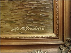 SONNENAUFGANG IM HAFEN VON ALEXANDRIA - GRABONÉ Arnold (1896-1982)