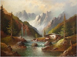 PITZTAL Z WIDOKIEM NA WILDGRAT - GUSTAW WEISS/GUWE