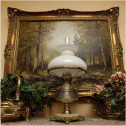 STARA LAMPA NAFTOWA - CARL KNEUSEL ZEULENRODA XIXw.