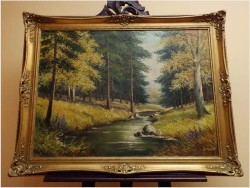 POLECAMY! PIĘKNA JESIEŃ - sygn. GOTTHARDT XXw.