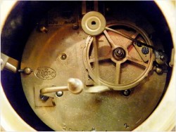 POLECAMY! FRANCUSKI ZEGAR KOMINKOWY Z WAZAMI ~  L&F MOREAU XIXw.