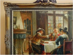 MUSZKIETERZY I WINO - oryg. MAX KRAUSS *1902 + ORGINALBRIEF!