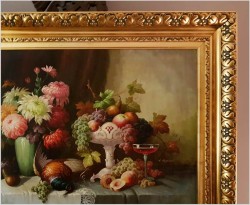 Pałacowa Martwa Natura z Bażantem - A. Höppner XIXw.