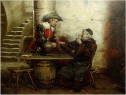 UNIKAT! DEGUSTACJA WINA ! org Prof. Willi DEPRÉ (1922-1995r.) „Blejtram, pieczęć lakowa!”