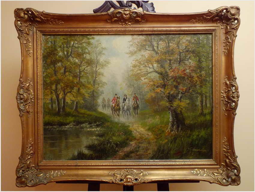 POLECAMY! WYJAZD NA POLOWANIE - WLADIMIR GRECHOW (*1917 IN MOSCOW)