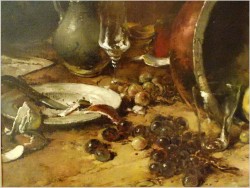 ABSOLUTNE ARCYDZIEŁO! MARTWA NATURA, SŁONECZNIKI -  DICKMEIS GERHARD (1918 – 1978)