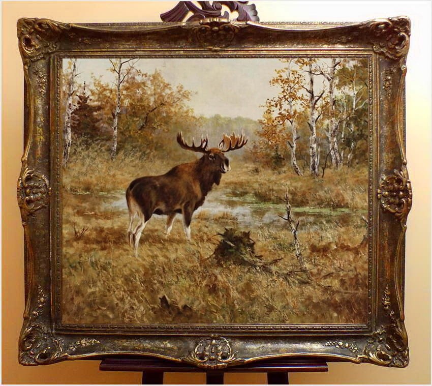 POLECAMY MALARSTWO AUKCYJNE! ŁOŚ - Georg Majewicz (1897 - 1965, Niemcy)