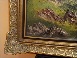 KRAJOBRAZ ALPEJSKI, TECHNIKA SZPACHLOWA - org COLLANDE!