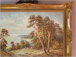 Polecamy wyjątkowy obraz olejny! Piknik - Horst Hartung (*1921 Berlin)