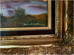 Piękny jesienny krajobraz! Wyjazd na polowanie - Jean EDELER *1899