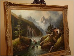 WASSERFALL IM PITZTAL ~ GUSTAW WEISS/GUWE