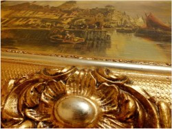 HOLLÄNDISCHE HAFENSTADT - HENRI CARNIER, Karl Kaufmann (Österreich, 1843–1901/05)