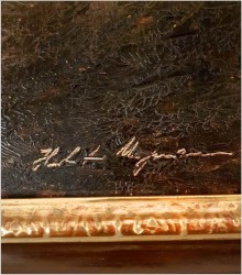 Technika szpachlowa! Weisshorn - Herbert Uerpmann (Barmen 1911-1996 Düsseldorf)