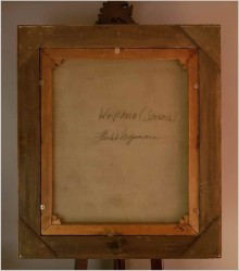 Technika szpachlowa! Weisshorn - Herbert Uerpmann (Barmen 1911-1996 Düsseldorf)