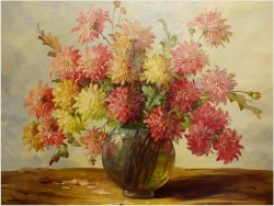 PIWONIE W WAZONIE ~ HEDWIG PETERMANN (ur. W Mülheim 1877 )