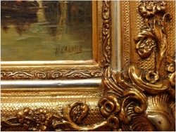 HOLLÄNDISCHE HAFENSTADT - HENRI CARNIER, Karl Kaufmann (Österreich, 1843–1901/05)