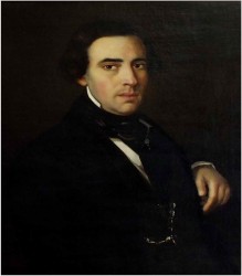 DWA ORYGINALNE PORTRETY Z OKRESU BIEDERMEIER (Olej, płótno 1840-60r.)