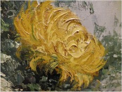 MALARSTWO WĘGIERSKIE, CHRYZANTEMY W WAZONIE - FERENC SZEKELY (1900-1988 Hungary)