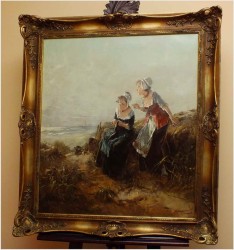 W OCZEKIWANIU NAD BRZEGIEM MORZA! DICKMEIS GERHARD (Heinsberg 1918 – 1978 Jülich)