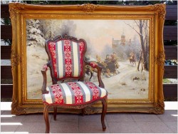 WYJAZD Z ZAMKU ~ ULPIANO CHECA  SANZ (Spanish, 1860-1916)