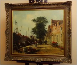 KANAŁY AMSTERDAMU! DICKMEIS GERHARD (1918-1978r.)