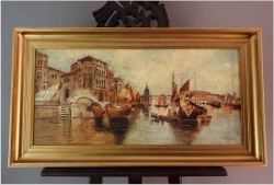 Wenecja | Widok na Canale Grande - Pietro Fragiacomo (Italy 1856-1922)