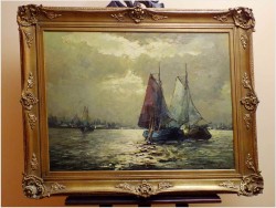 POLECAMY!  NOKTURN MARYNISTYCZNY ! org HELMUT KALUZA 1912-1984 HAMBURG