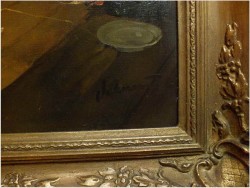 SCENA RODZAJOWA! DICKMEIS GERHARD (1918-1978r.)