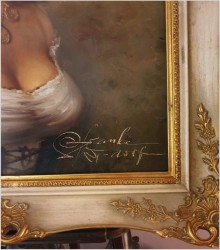 Polecamy! Piękny portret Hiszpanki - Rudolf Otto Franke (1926 - 1992)