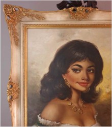 Polecamy! Piękny portret Hiszpanki - Rudolf Otto Franke (1926 - 1992)